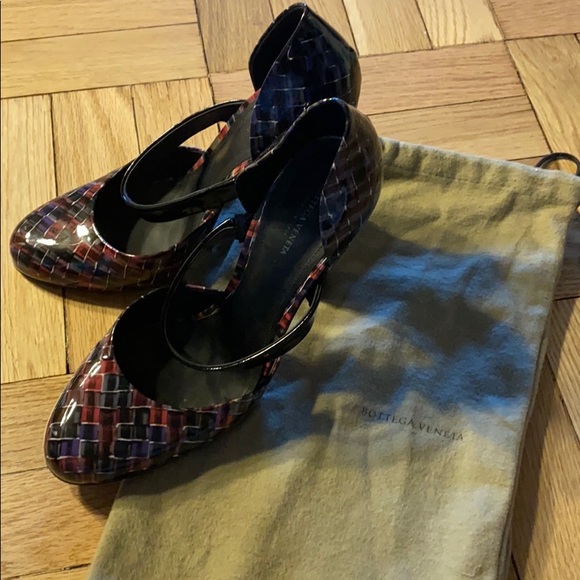 Bottega Veneta Red/Purple Patent Heel sz 40 - Picture 5 of 8
